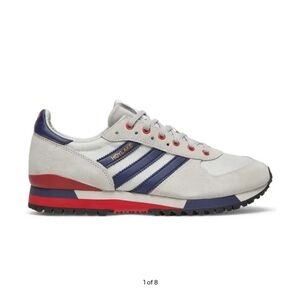 ADIDAS HOYLAKE SPZL GREY POWER RED SIZE 6,5 USA